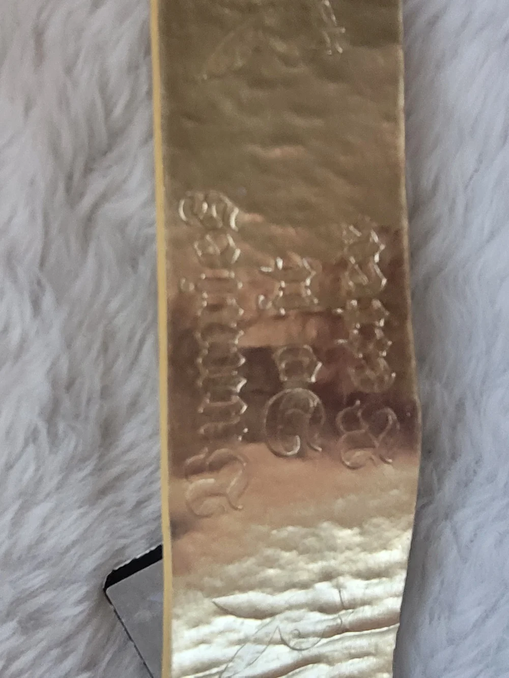 Vintage Y2K PLAYBOY Metallic Gold Bunny Buckle & Belt Set Licensed